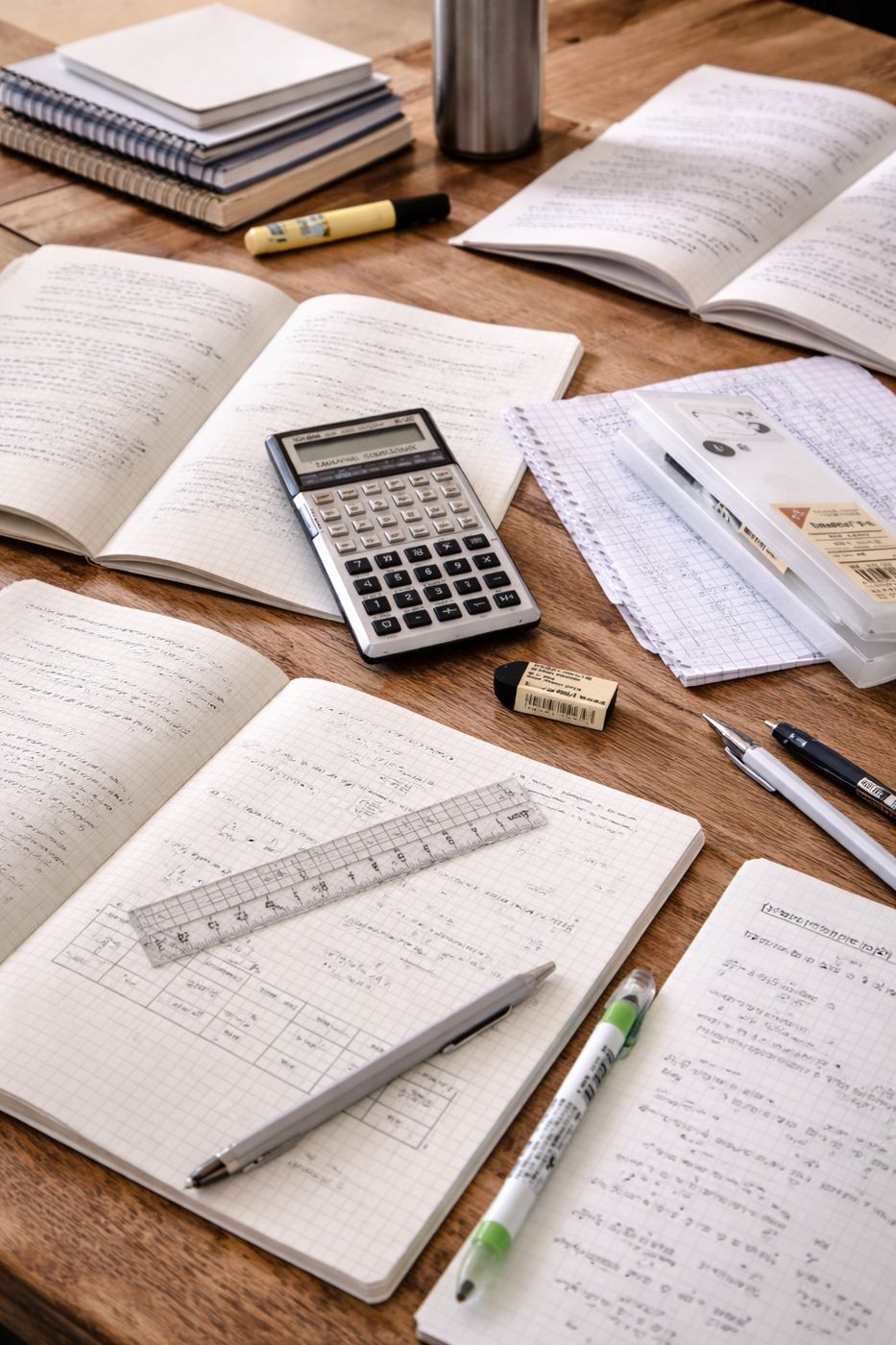 Cahiers de maths ouverts et calculatrice
